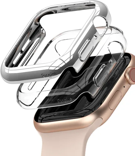 Vista 11 de Ringke Funda delgada para Apple Watch Series 6, 5, 4 (1.575 pulgadas), SE 3, 2, 1 (1.575 pulgadas), funda delgada y ligera para mujeres y hombres