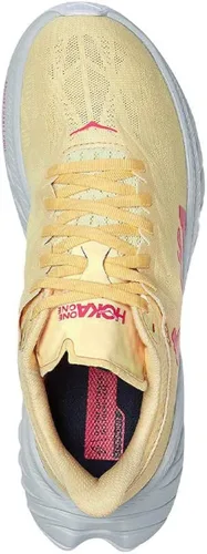 Vista 7 de HOKA ONE Carbon X 2 - Zapatos para mujer coral intensoiris negro Coral calienteIris negro