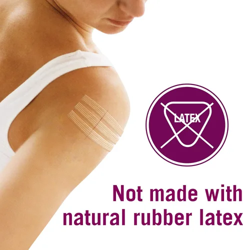 Vista 6 de Nexcare Cierre de heridas Steri-Strip, tiras transpirables que mantienen pequeñas heridas firmemente cerradas, ideal después de suturas o grapas, 18