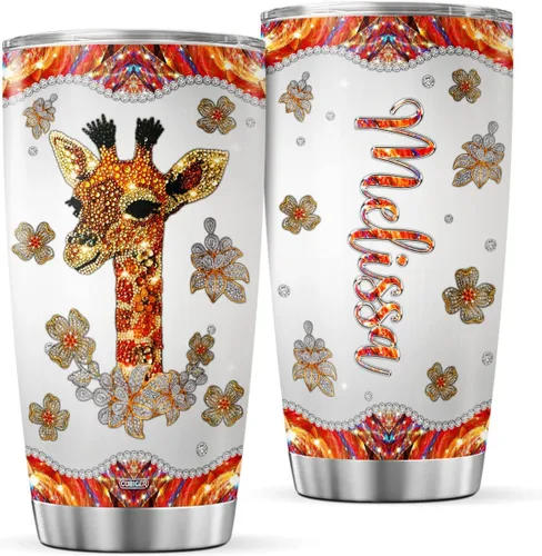 Vista 13 de CUBICER Vasos de café personalizados con tapa, tazas de viaje de mariposa para amantes de los animales, mujeres, niñas, niños, vaso de acero