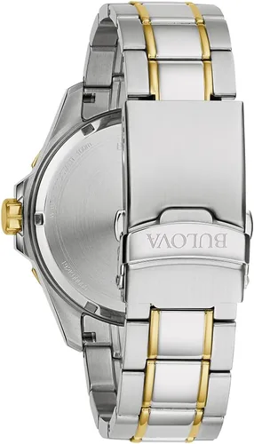 Vista 3 de Bulova Reloj de pulsera de dos tonos Marine Star 1.693 in 98B384, Movimiento de cuarzo