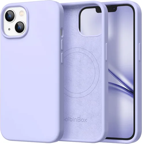 Vista 62 de GolbinBox Funda magnética para iPhone 17, compatible con MagSafe, cubierta de silicona integrada para control de cámara, funda de silicona líquida a
