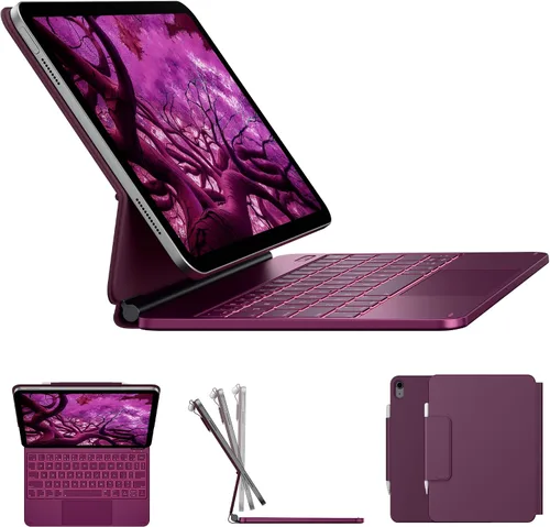 Vista 12 de typecase Funda de teclado Edge para iPad de 11ª generación A16 (2025) y 10ª generación de 10.9 pulgadas (2022) - Trackpad multitáctil, teclado