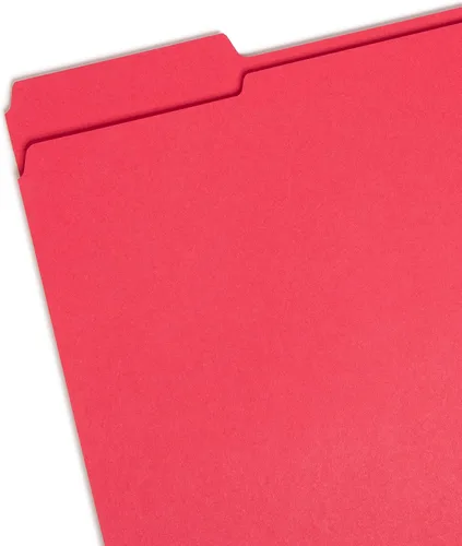 Vista 2 de Smead Carpeta, carta, 11 puntos, tamaño 1/3, Rojo