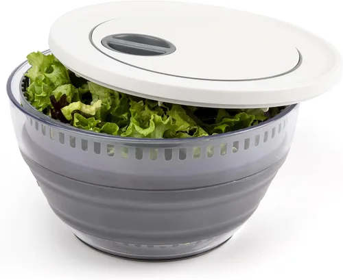 Vista 5 de Prepworks de Progressive 3 cuartos de galón Escurreplatos plegable y coladera para ahorrar espacio, ideal para preparación de ensaladas y lavado