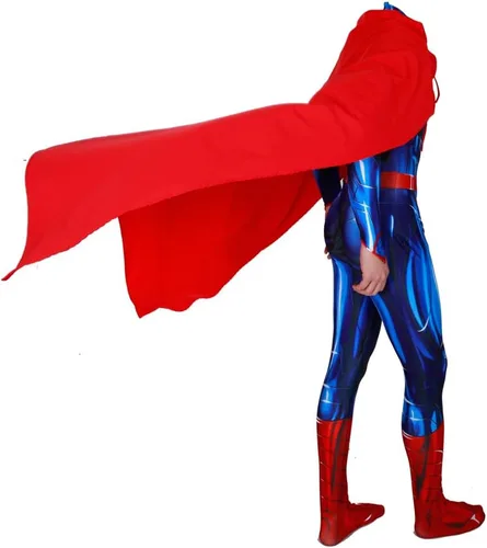 Vista 2 de Disfraces de superhéroe para adultos, hombres y mujeres, trajes de Halloween, disfraz de elastano