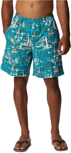 Vista 18 de Columbia Super Backcast - Pantalón corto de agua para hombre Impresión de tinte negro