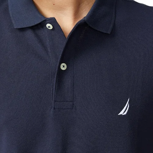 Vista 173 de Nautica playera polo clásica de mangas cortas, color sólido, para hombre