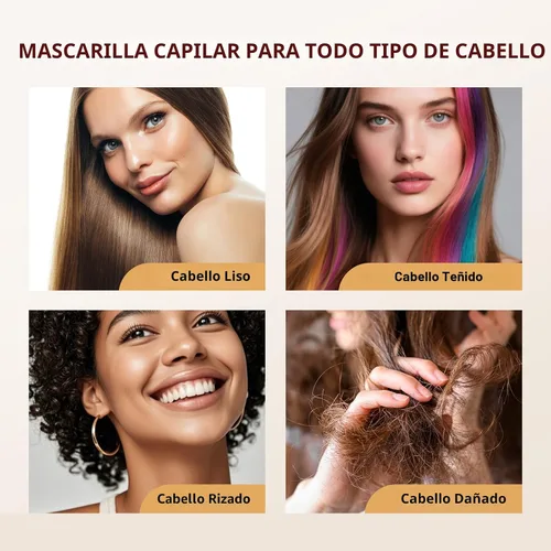 Vista 6 de Karseell Tratamiento capilar con colágeno, reparación profunda, acondicionador, aceite de argán, colágeno para el cabello, esencia para cabello seco