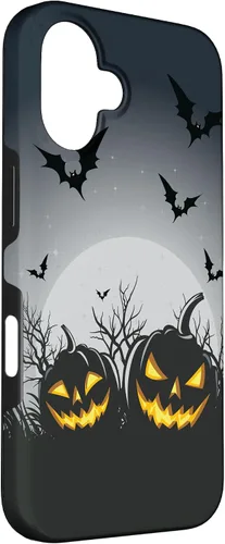 Vista 3 de Halloween Case Scary Pumpkin Face Phone Case Halloween Lover Case for iPhone 16