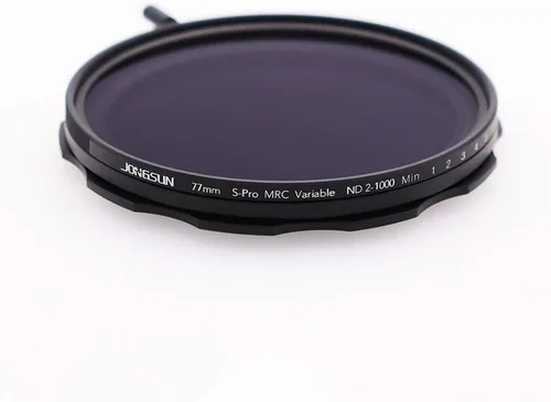 Vista 7 de JONGSUN Filtro ND variable de 3.031 in, S-Pro MRC de 16 capas de nano recubrimientos, más de 10 paradas ND2-ND1000 ajuste continuo graduado, kit
