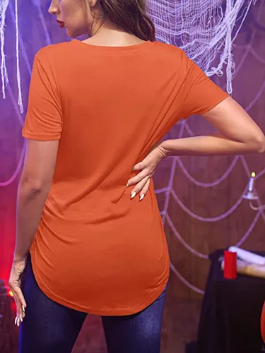 Vista 2 de ManMan Camiseta de maternidad de manga corta para mujer