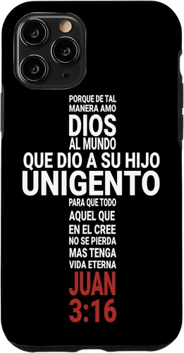 Vista 29 de Juan 3:16 Biblia Cristiana - Funda para iPhone 17