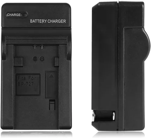 Vista 3 de Cargador de batería BP-727 para Canon BP-709, BP-718, BP-745, Vixia HF R300, M500, R30, M52, R32, R40, R42, R400, R700