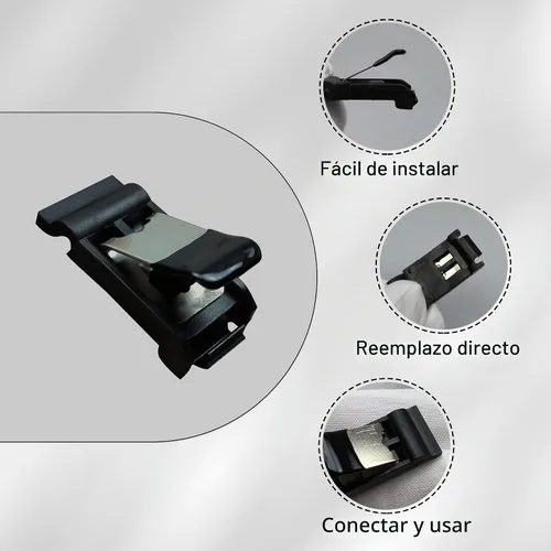Vista 4 de 77360-35040 Clip de resorte de puerta de combustible, resorte de cubierta de puerta de tanque de gasolina compatible con Toyota 2019-2022 Avalon