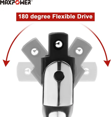 Vista 3 de MAXPOWER Barra de disyuntor de 3/4 de alta resistencia de 24 pulgadas con mango flexible
