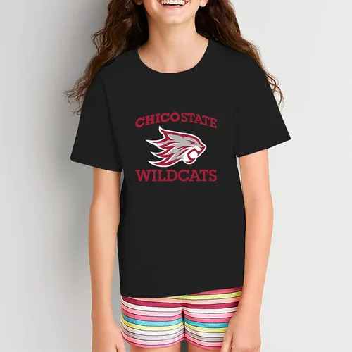 Vista 647 de NCAA Arch Logo, camiseta juvenil color del equipo, universidad - universidad