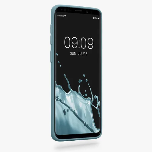 Vista 2 de kwmobile Funda compatible con Samsung Galaxy S9 - Funda protectora de silicona TPU suave y delgada - Arctic Night