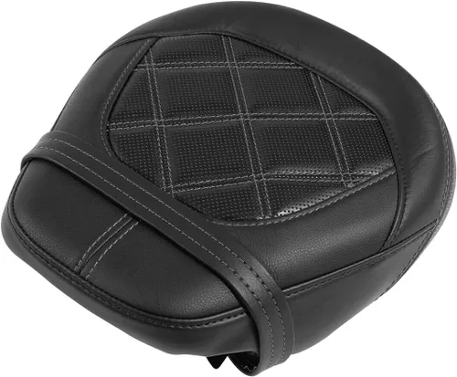 Vista 37 de TCT-MOTORPARTS Driver Rider - Almohadilla de respaldo para Harley Touring 2009-2023 Road King Street Road Electra Glide Ultra Black Stitching