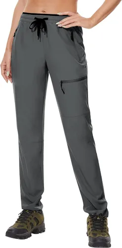 Vista 2 de SPECIALMAGIC Womens Hiking Pants Lightweight Quick Dry Cargo Pants Water Resistant Travel Work Pant