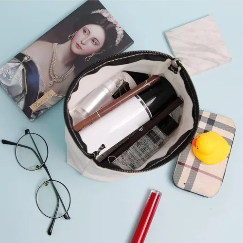 Vista 6 de WZJHCL Bolsa de maquillaje Italy Trip - Kit cosmético de recuerdo italiano para regalo de vacaciones y viajes, Ciao, Moda