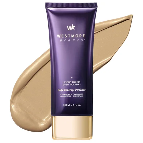 Vista 16 de Westmore Beauty Perfector de cobertura corporal – Maquillaje impermeable para piernas y cuerpo/bronceador para mujeres – El mejor maquillaje