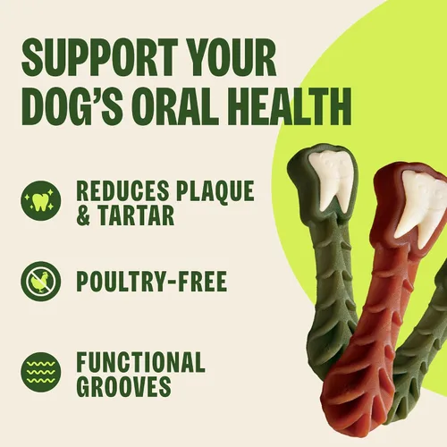 Vista 5 de Wellness WHIMZEES Value Pack - Golosinas dentales naturales para perros, masticables, refresca el aliento, tamaño extragrande, caja de 64 onzas, 15