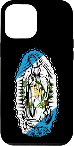 Vista 25 de Funda para iPhone 16 Virgen de Guadalupe con bandera de Guatemala