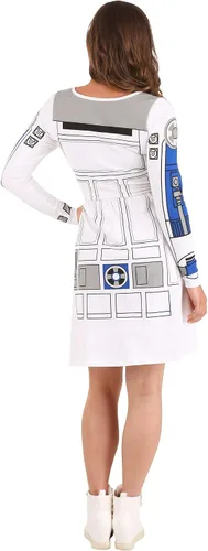 Vista 5 de Disfraz de patinadora de Star Wars I am R2D2 para mujer, talla M