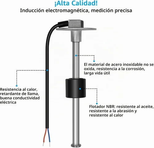 Vista 6 de RUPSE Unidad emisora de combustible para barco, tanque de combustible, unidad de envío de combustible y agua, sensor de nivel de combustible