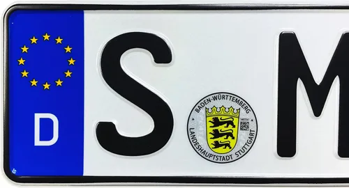 Vista 7 de Compatible con la placa alemana delantera de Mercedes-Benz con marco