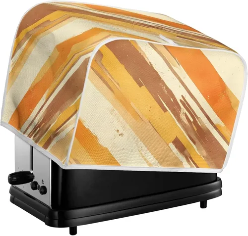 Vista 3 de Cubierta para tostadora con diseño de bandera estadounidense negra de 2 y 4 rebanadas, cubierta para tostadora de camuflaje militar de selva