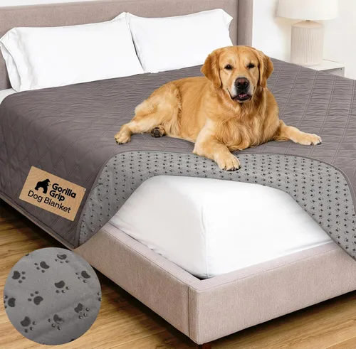 Vista 17 de GORILLA GRIP® Manta impermeable para perro, funda de sofá para perros, 30 x Borgoña