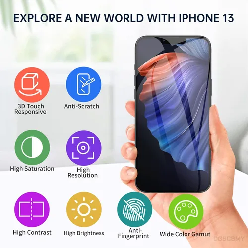 Vista 4 de para iPhone 13 Reemplazo de pantalla con auricular 6.1" LCD Kit de reparación Display Digitizer Ambient Light Sensor 3D Touch Full Assembly