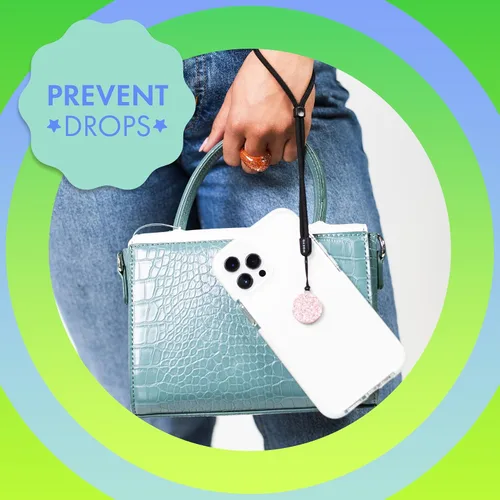 Vista 3 de Moxyo Zigi Band - Correa de muñeca ajustable para iPhone, Samsung, LG, Google, tabletas y accesorios, parche adhesivo para dispositivos Corazón
