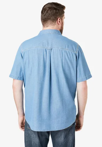 Vista 3 de Boulder Creek by Kingsize - Camisa de manga corta para hombre