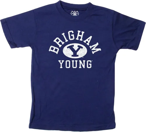 Vista 106 de Wes and Willy Camiseta de algodón orgánico de manga corta para niños de la NCAA
