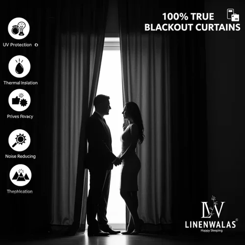 Vista 5 de LINENWALAS Cortinas opacas impresas para puerta de 7 pies, juego de 2, cortinas florales con estampado digital, aislamiento térmico, paneles