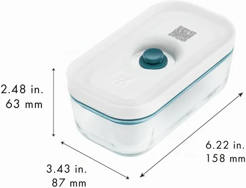 Vista 3 de ZWILLING Recipiente hermético de almacenamiento de alimentos Fresh & Save, pequeño, La Mer