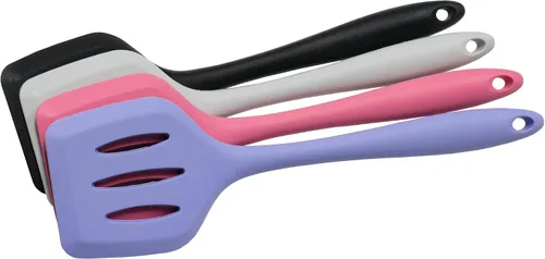 Vista 3 de Chef Craft Espátula/espátula de silicona premium, 11.75 pulgadas, color negro