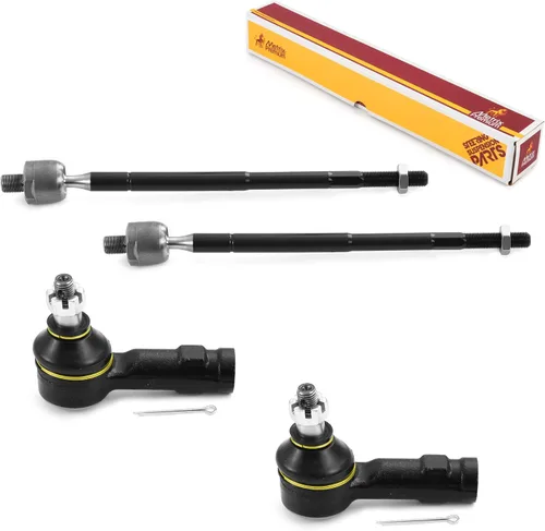 Vista 59 de Metrix Premium Chassis Parts - Kit de 4 piezas de extremos de barra de acoplamiento frontal exterior e interior compatible con Nissan Pathfinder