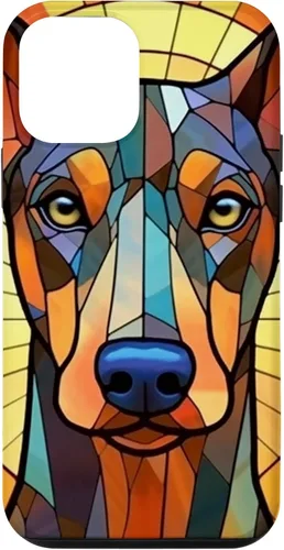 Vista 16 de Funda para iPhone 16 Doberman Dog