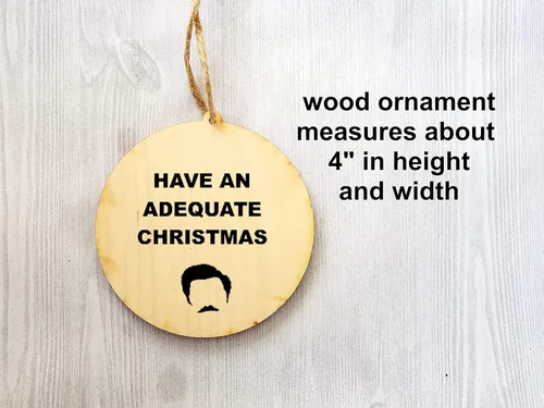 Vista 3 de Divertido regalo para hombre, adorno de madera adecuado, diseño original hecho a mano