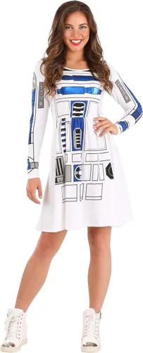 Vista 2 de Disfraz de patinadora de Star Wars I am R2D2 para mujer, talla M