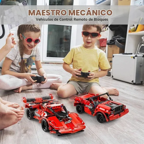 Vista 4 de SpringFlower Juguetes de bloques de construcción STEM regalos para niños de 6, 7, 8, 9, 10, 11, 12 años de edad, ladrillos de construcción