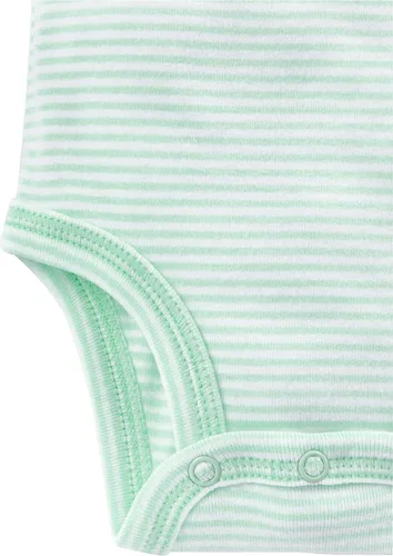 Vista 2 de Simple Joys de Carter's - Body unisex de manga corta para bebé, paquete de 6, grisamarillo, 12 meses
