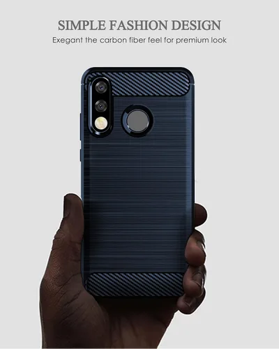 Vista 5 de Asuwish Funda compatible con Huawei P30 Lite y protector de pantalla de vidrio templado, accesorios de celda, TPU de cuerpo completo, fundas