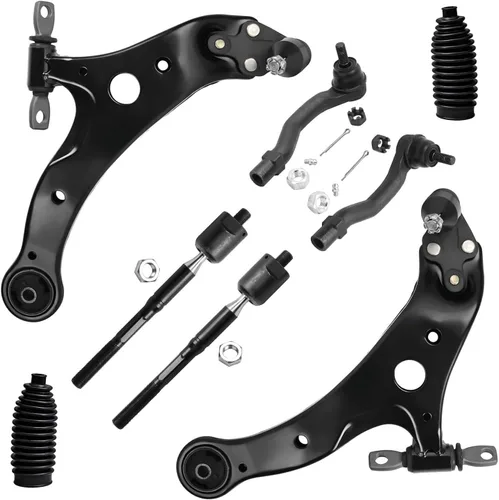Vista 299 de Detroit Axle - Kit de brazos de control de extremo de 8 piezas para Toyota 2001-2003 Highlander 2002-2003 Camry Lexus ES300, 2 conjuntos de brazos