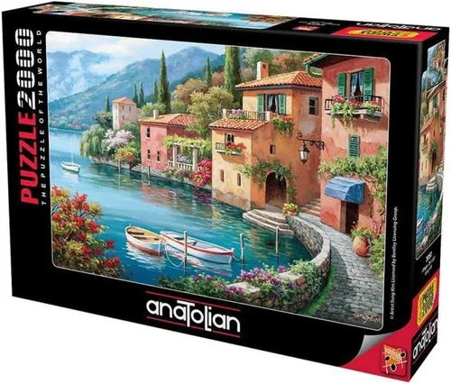 Vista 11 de Anatolian Puzzle - Hermosa puesta de sol en la ciudad, rompecabezas de 2000 piezas, #3955