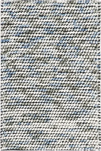 Vista 3 de Safavieh Natura Collection - Alfombra decorativa de 2 x 3 pies, azul y marfil, hecha a mano, ideal para zonas de alto tráfico en entrada, sala